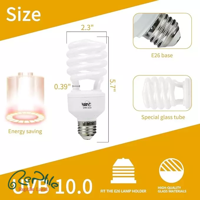 لامپ یووی 10 لاکی هرپ 26 وات (UVB 10-26W-Lucky Herp)